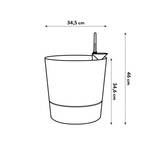 greensense aqua care rond 35cm licht beton